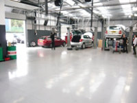 parking garage floor