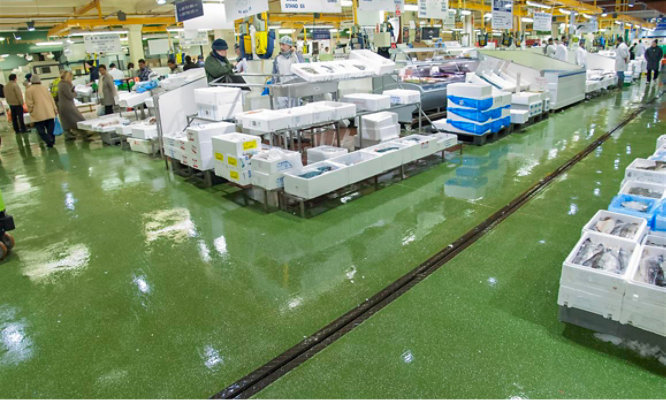 Billingsgate Market with FasTop TG69 Flooring