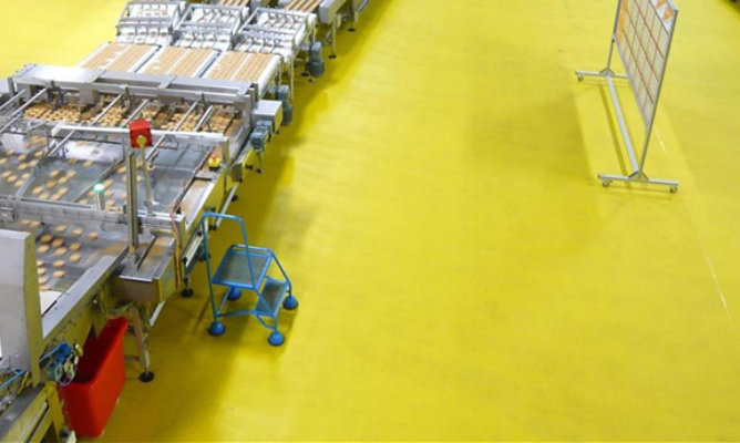 Biscuit Factory with FasTop TG69 Flooring