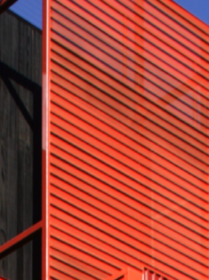 Red building