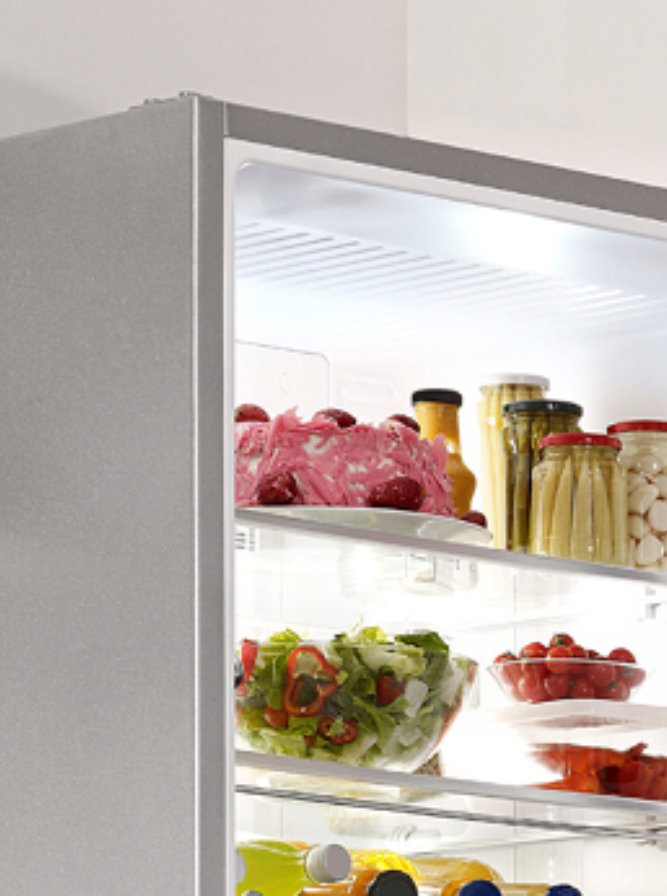 Open refrigerator