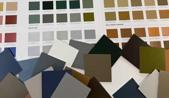 Coil color panels