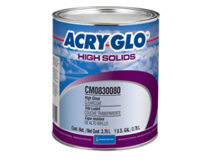 Sherwin-Williams CM0571080 ACRY GLO Clear Coat High-Solids Acrylic Urethane  Paint - Gallon Can at