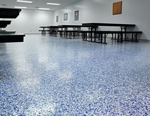 blue-flake-cafeteria-resinous-flooring