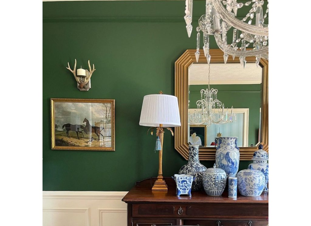 Sherwin Williams SW 6209 Ripe Olive Cabinet Green Paint Color for