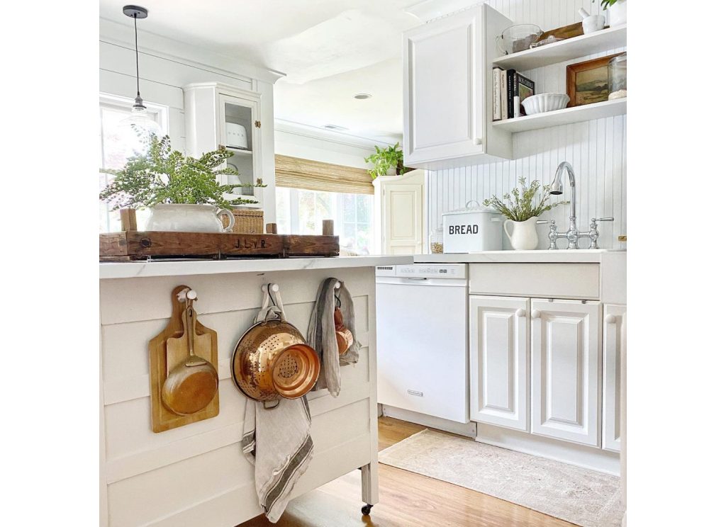 Kitchen Makeover Using Bauhaus Buff One Step Paint