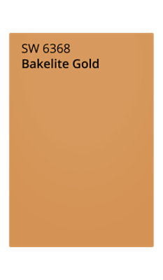 Bakelite Gold SW 6368 | Orange Paint Colors | Sherwin-Williams
