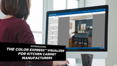 Video Showcasing Sherwin-Williams Color Express Visualizer for Kitchen Cabinets 