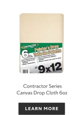 Contractor Series Canvas Drop Cloth 6oz, learn more.