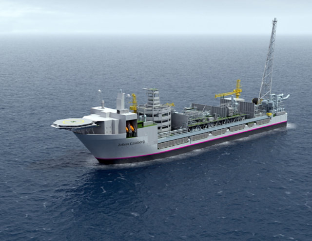 Illustration of a Floating Production Storage and Offloading (FPSO)