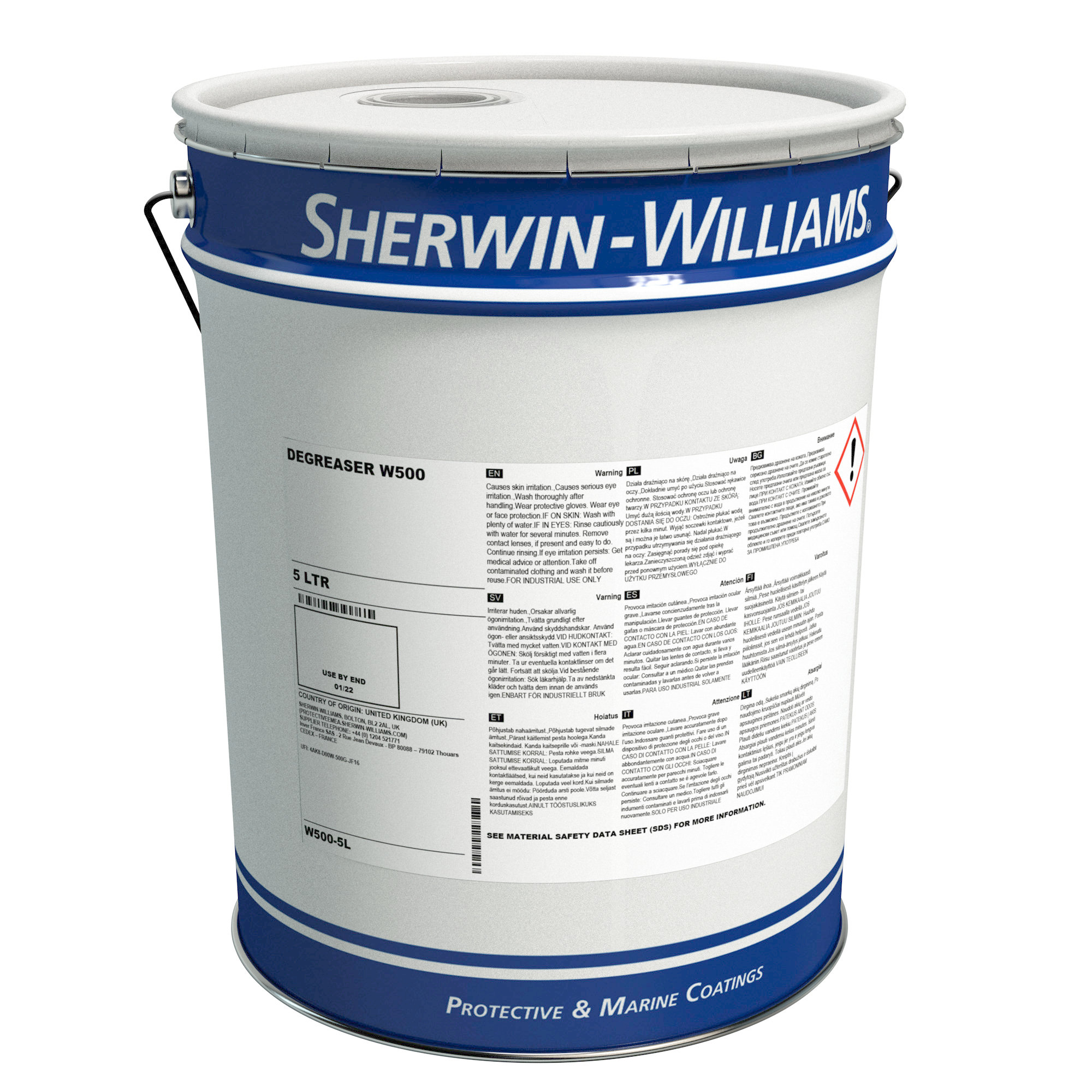 Degreaser W500 Protective & Marine Coatings SherwinWilliams
