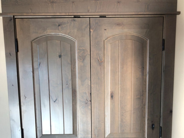 wood door closeup