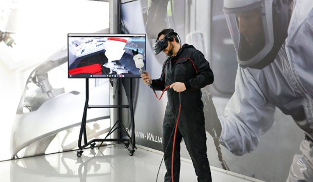 DeBeer Refinish virtual reality training experience.