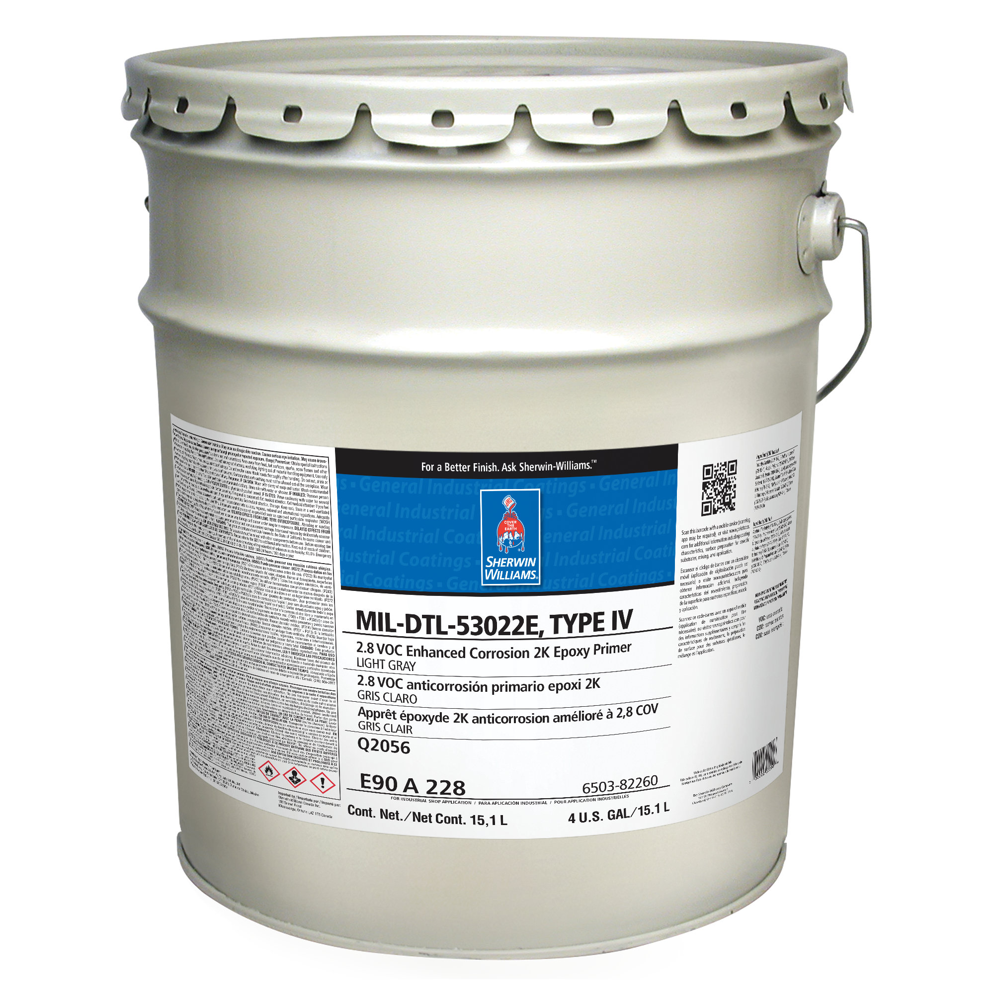 MIL-DTL-53022F, Type IV HAPS Free 2.8 VOC Enhanced Corrosion Primer