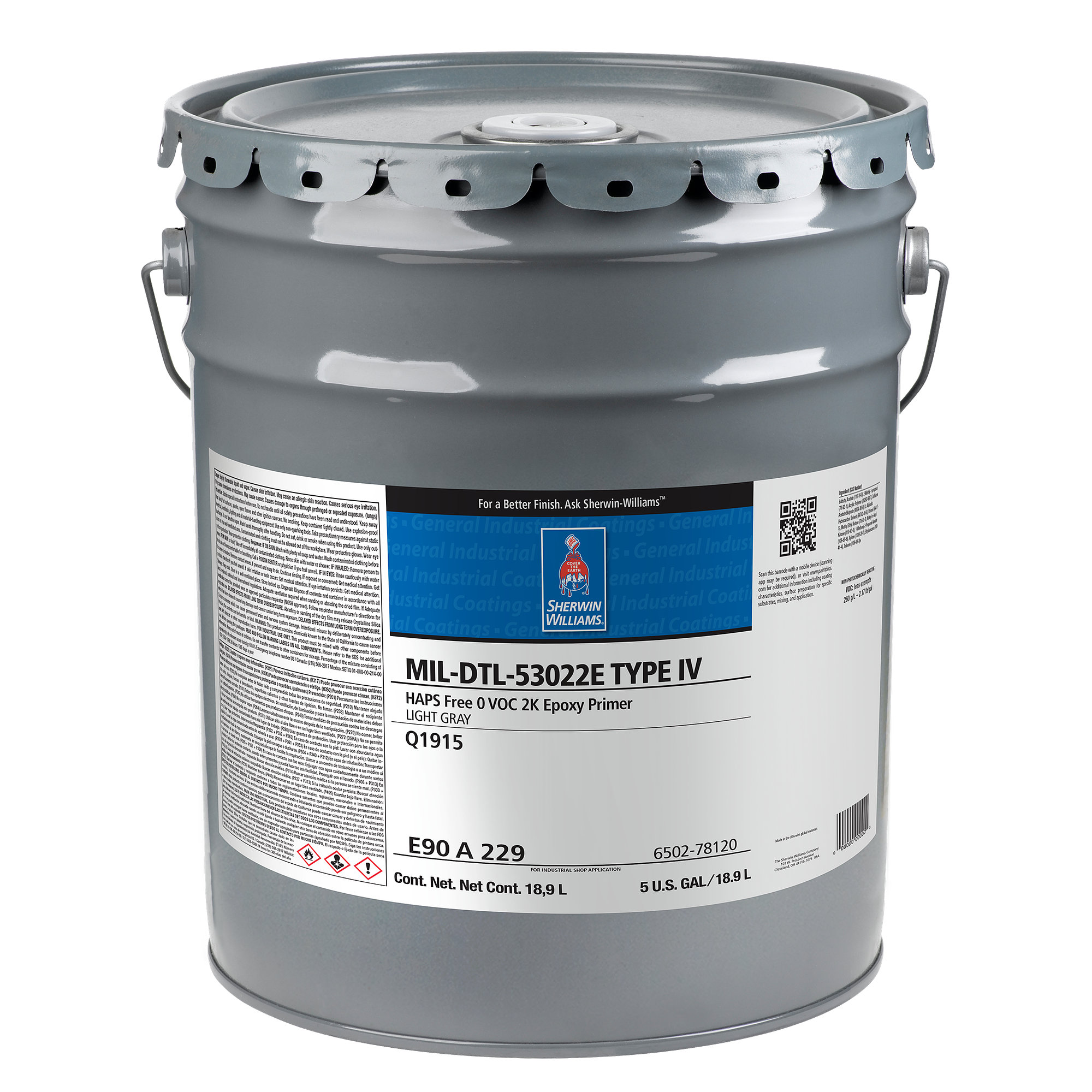 MIL-DTL-53022F, Type IV HAPS Free 0 VOC Epoxy Primer