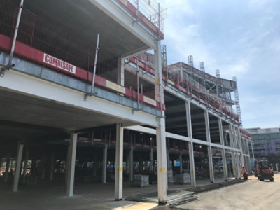 School construction site