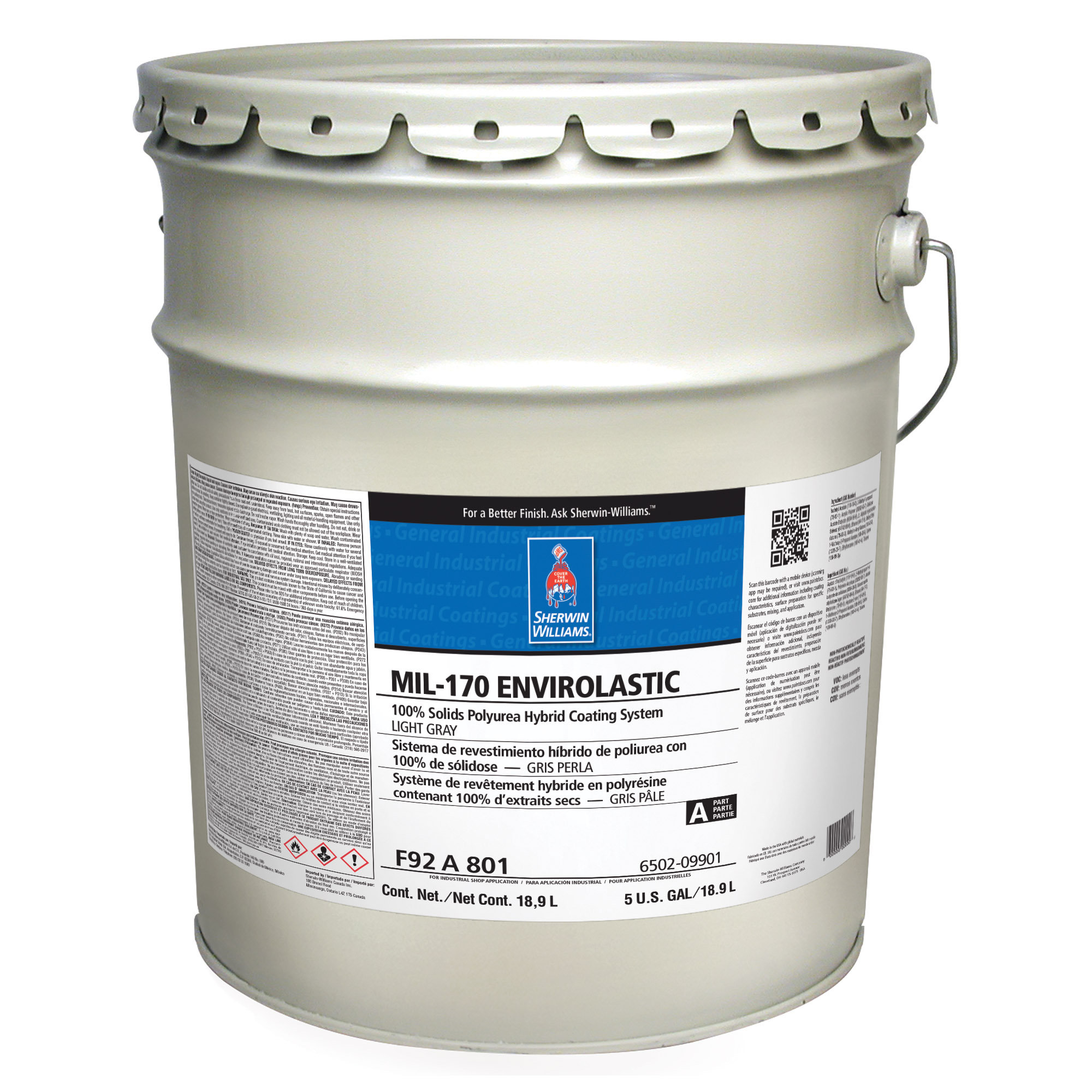ENVIROLASTIC MIL-170 100% Solids Polyurea Hybrid Coating