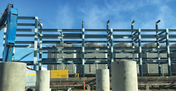 Oil Refinery steel beams