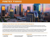 FIRETEX FX9502 sell sheet image