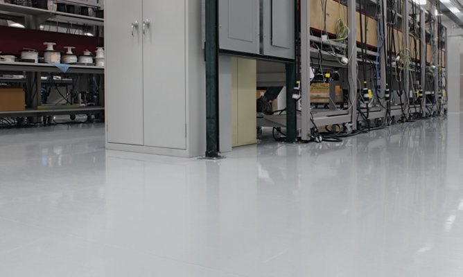 a data centre ESD floor