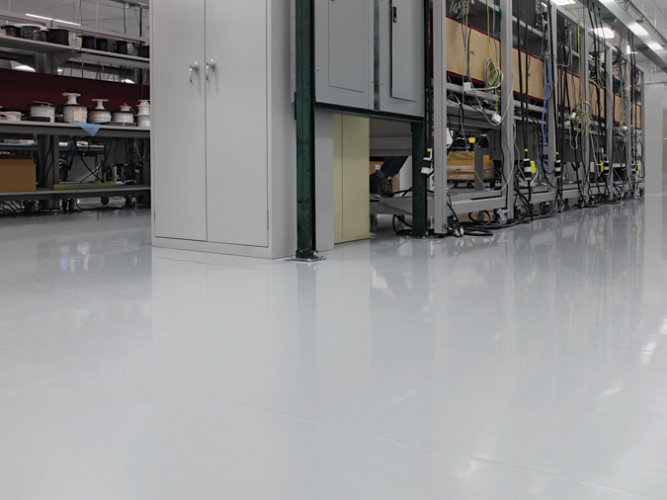 a new EST sensitive floor in a data center