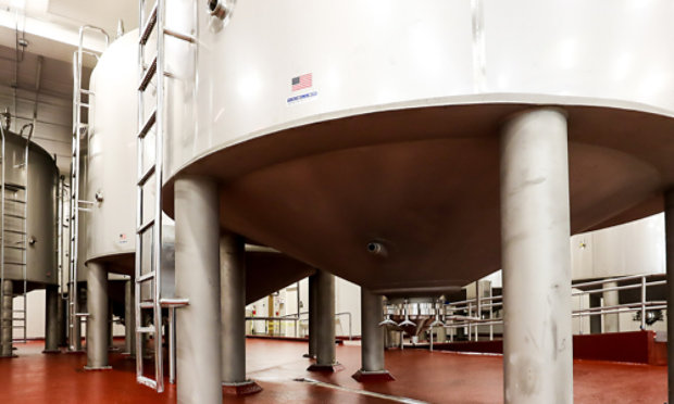 sanitary-brewery-flooring-under-a-tank