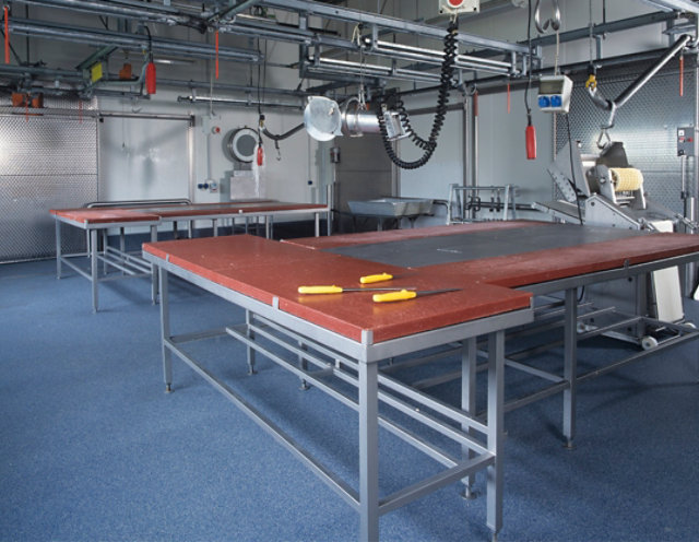 meat processing facility flooring