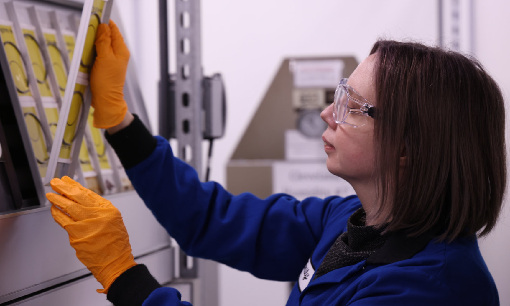 Person working in lab