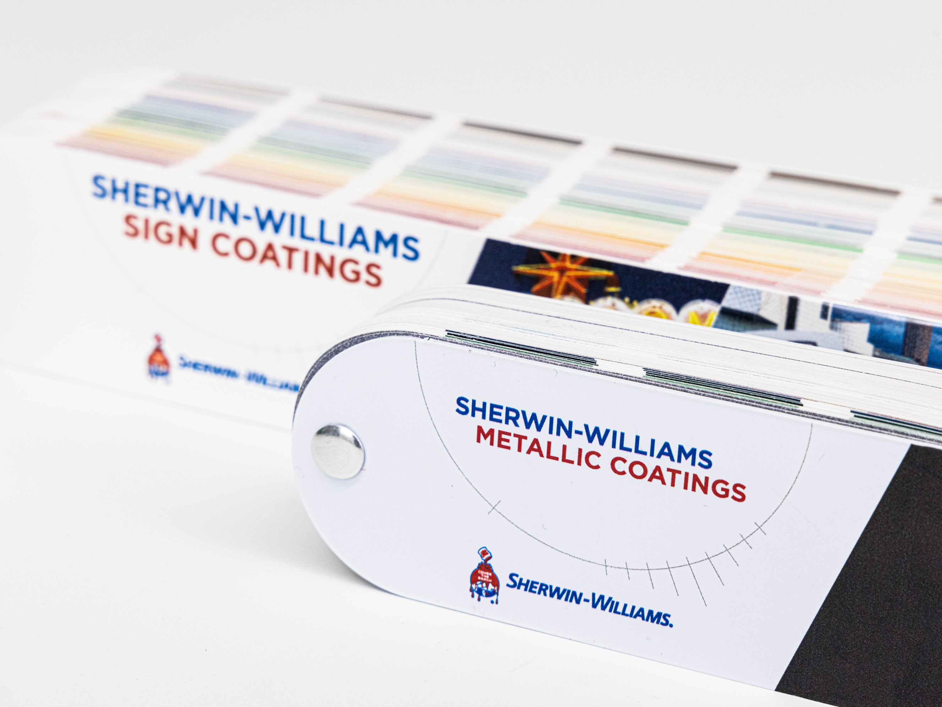 Muestrarios de señalización comercial de Sherwin-Williams