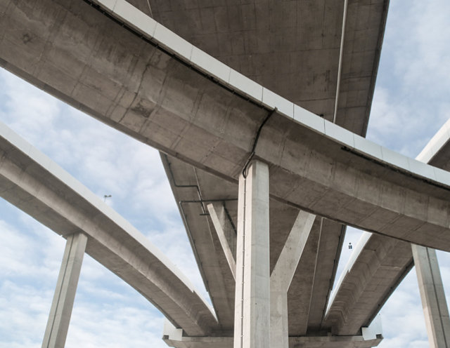 Concrete structures for highway