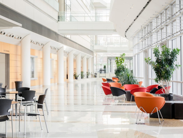 Resin Floor in Lobby