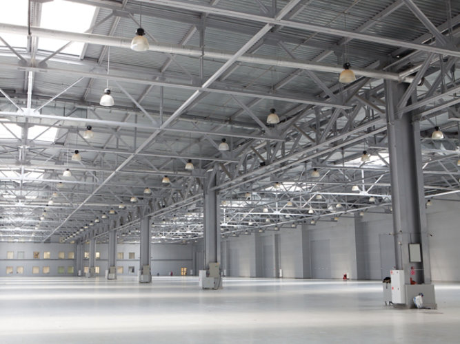 large industrial space