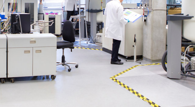 laboratory floors walls facility