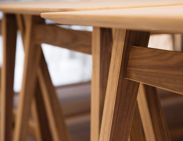 wood coffee table