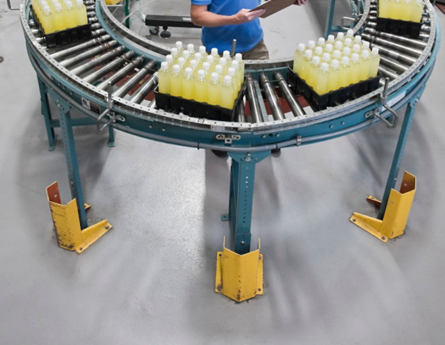 beverage bottling floor