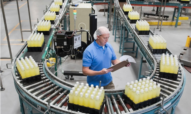 Resinous Floor in Food Processing Facility