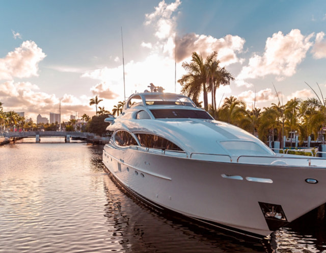 Docked Yacht