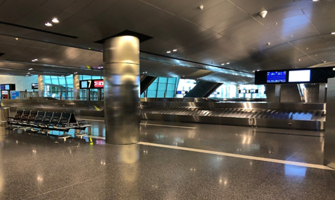 Terrazzogulv i Hamad International Airport