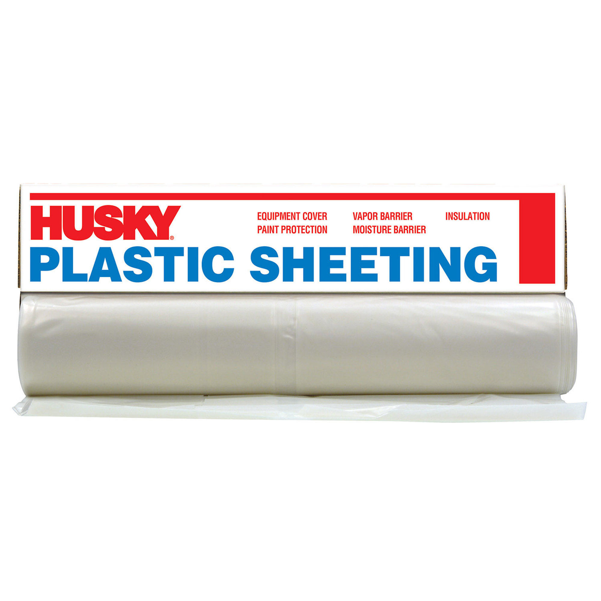 Husky Clear Plastic Sheeting