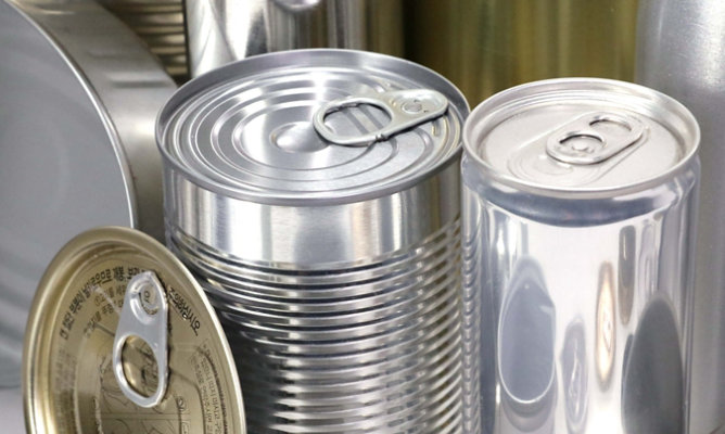 lattina per alimenti e bevande e fondo