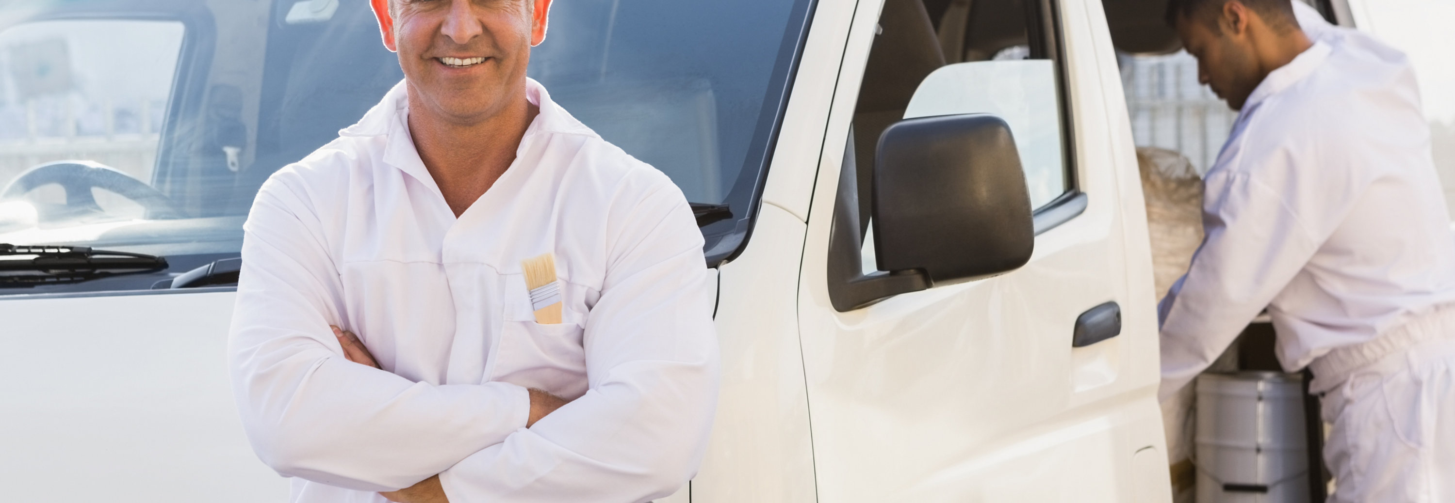 Aplicadores de pintura con camioneta