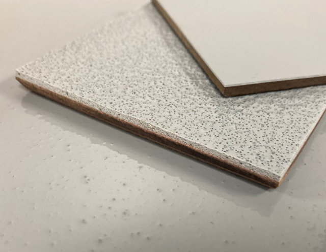 3 samples of resinous floor with different textures