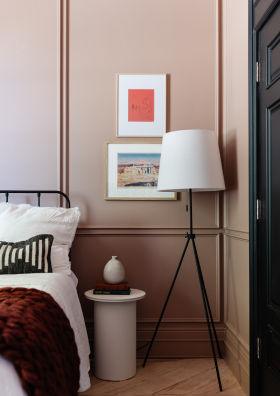 Bedroom painted by Vintage Revivals.