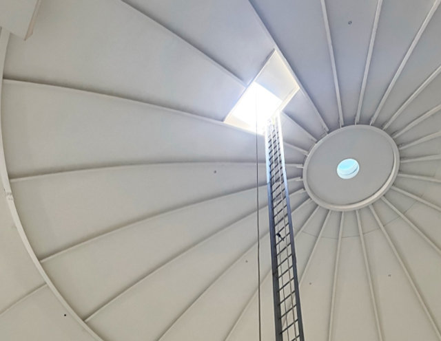 Interior of a portable water tank lined with Sherplate 600