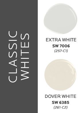 Classic Whites color palette.