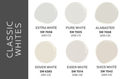 Classic Whites color palette.