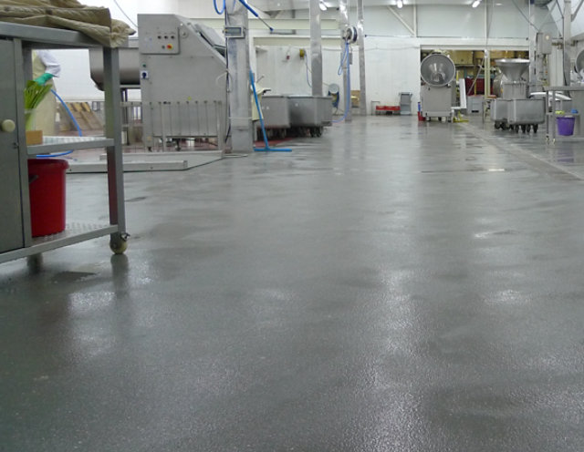 Resin Floor in Food Processing Facility