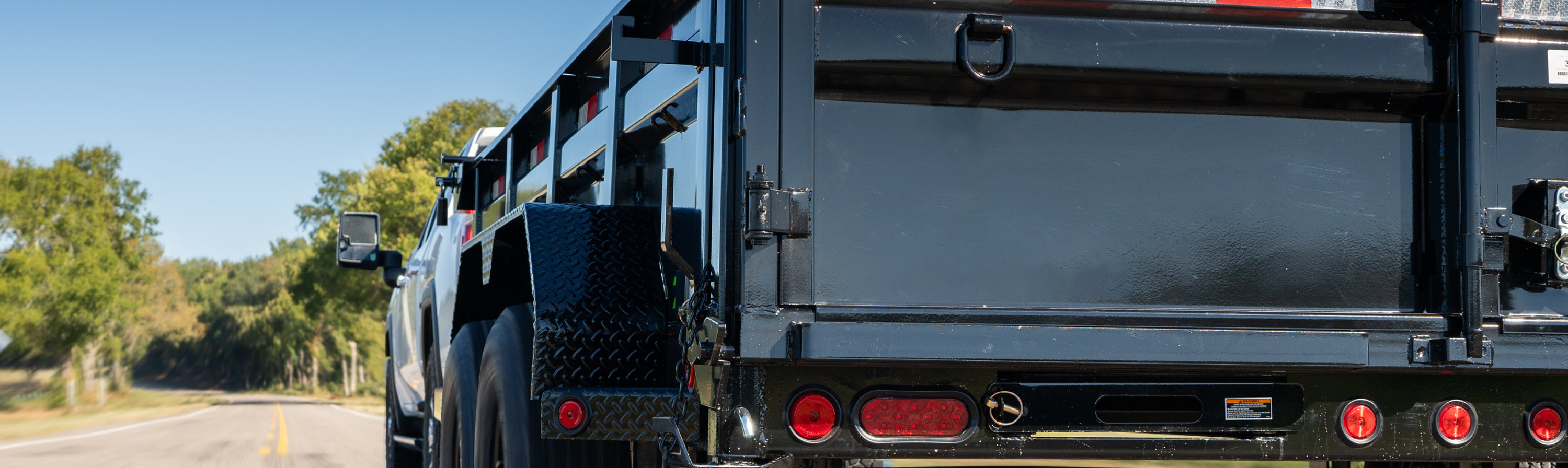 close up on trailer