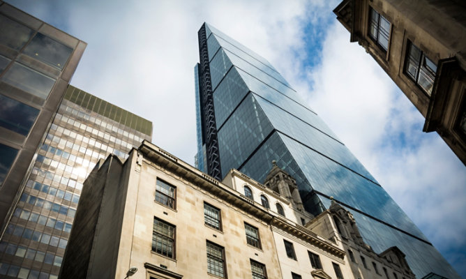 Außenansicht des Leadenhall Buildings