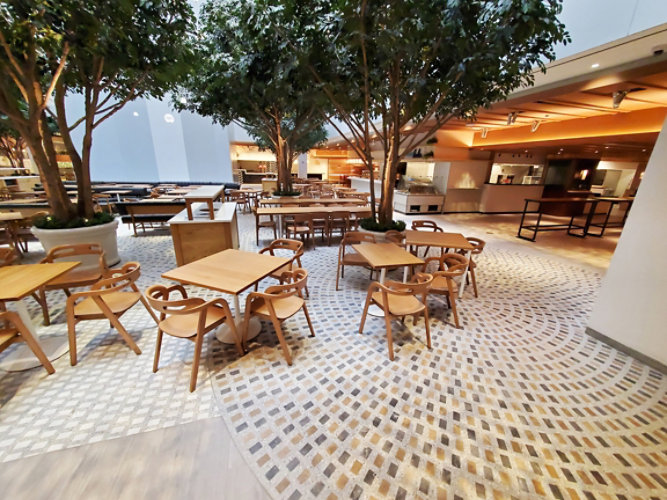 hugh atrium food court area at lexington market place